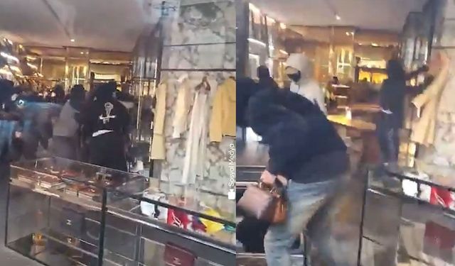 Fransa'da kaos büyüyor: Liseli eylemciler lüks mağazaları yağmaladı