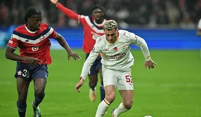 Galatasaray, Lille deplasmanında ilk yarıda 2-2’yi yakaladı