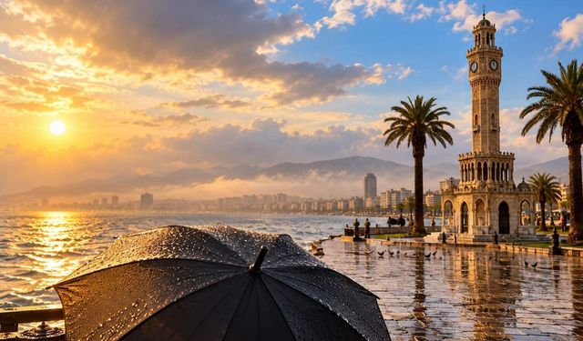 İzmir'de bugün şemsiyeler açılacak mı? İşte ilçe ilçe hava durumu 22 Ekim 2026