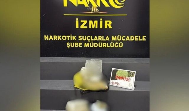 Konak’ta uyuşturucu operasyonu: İzmir’de 1 kilo 950 gram bonzai ele geçirildi
