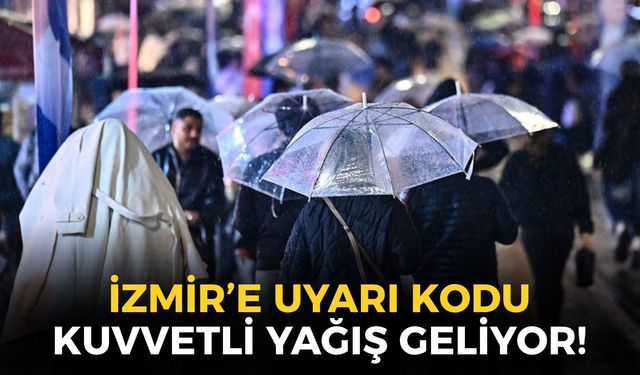 SON DAKİKA İzmir için uyarı kodu verildi: Yarın o ilçelerde kuvvetli yağış bekleniyor! 27 Ekim 2026 İzmir hava durumu