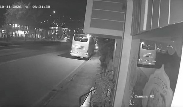 Manisa'daki katliam gibi kaza öncesi yola çıkan otobüsün son görüntüleri ortaya çıktı!