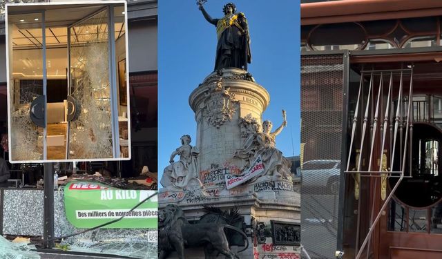 Paris'in son hali gündem oldu... İşte yürek burkan manzaralar
