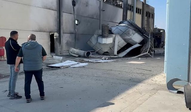 Torbalı'daki fabrika patlamasında 7 işçi yaralanmıştı! O anlar anbean kamerada