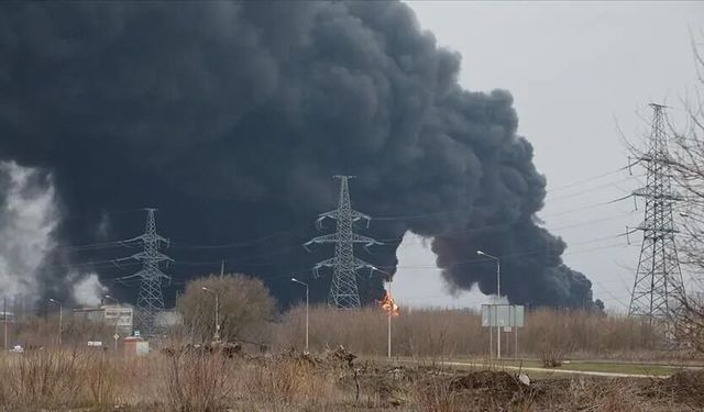 Ukrayna’dan Rusya’daki petrol tesisine saldırı: 4 tank vuruldu