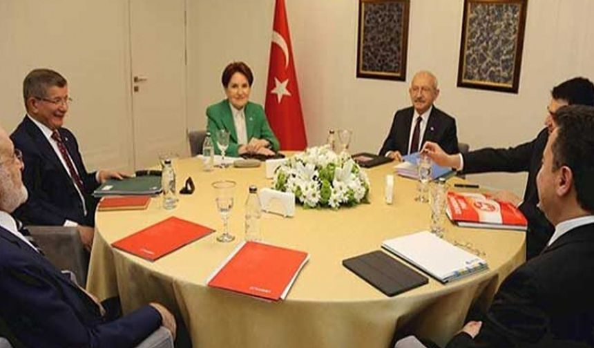 Altılı Masa’nın ortak adayı görüşeceği tarih belli oldu!