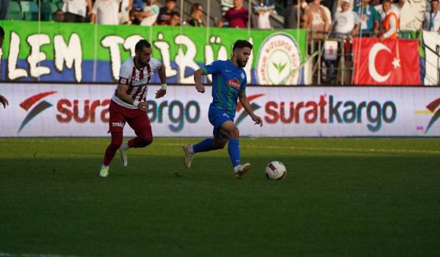 Çaykur Rizespor - Sivasspor: 1-1 Çaykur Rize zorlandı