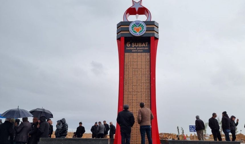 Malatya’da 6 Şubat deprem şehitleri bu anıtta yaşayacak