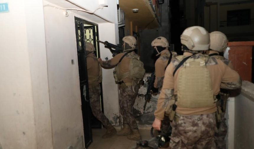 Mersin'de silah kaçakçılarına operasyon