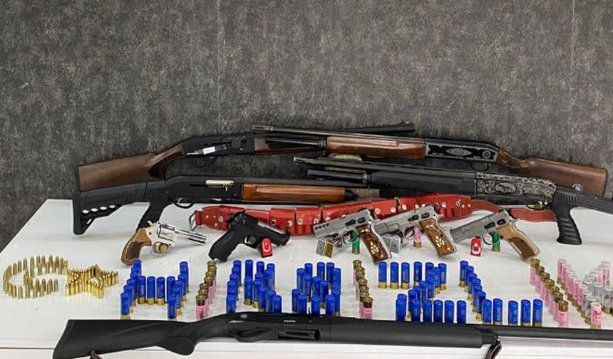 Şanlıurfa merkezli 5 ilde silah kaçakçılığı operasyonu: 18 gözaltı