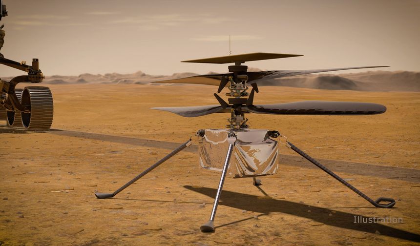 Mars'ta küçük bir helikopter, büyük ilham kaynağı: Ingenuity NASA'ya son mesajını gönderdi
