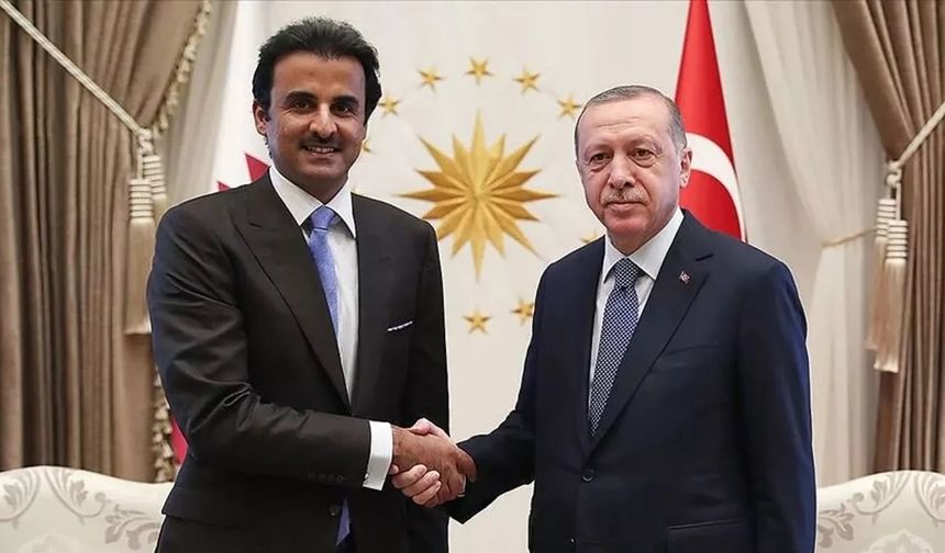 Cumhurbaşkanı Recep Tayyip Erdoğan Katar Emiri ile görüştü