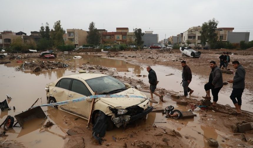 Irak'ın kuzeyinde sel felaketi: 1 ölü