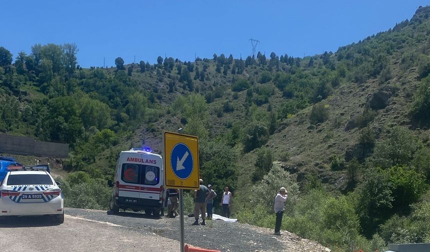 Gümüşhane'de trafik kazası: 1 kişi hayatını kaybetti!