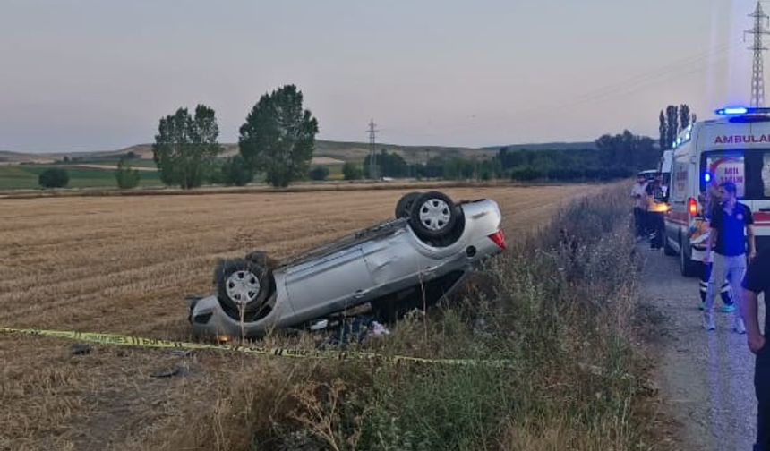 Çorum'da feci kaza: 1 ölü, 3 yaralı