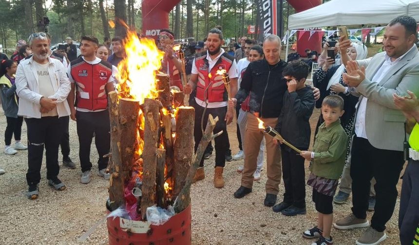 Safranbolu'da motosiklet tutkunları bir araya geldi: 1. Kask Kafalılar Festivali başladı