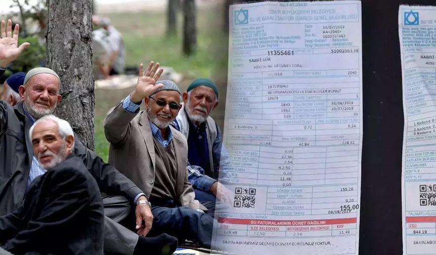 Emeklilere ücretsiz oldu! Artık fatura ve toplu taşıma ücreti ödemeyecekler