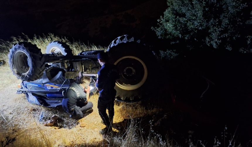 Kullandığı traktörün altında kalan sürücü hayatını kaybetti