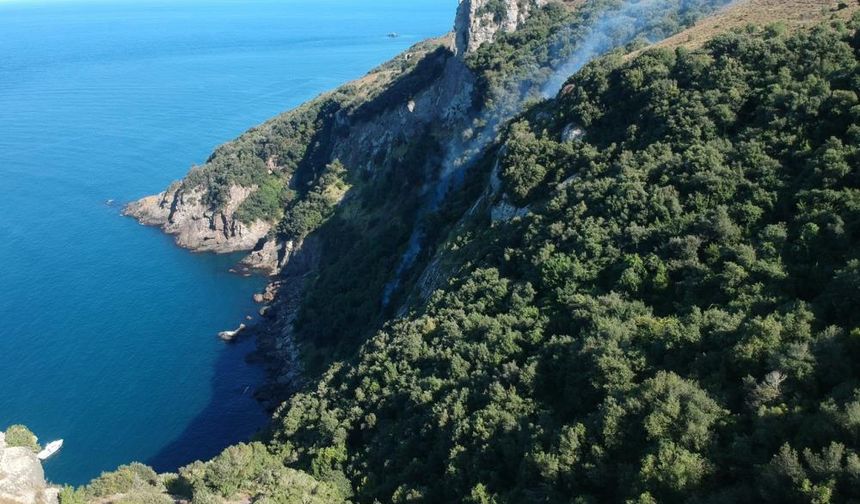 Sinop'ta uçurumdan düşen itfaiye erinin cansız bedeni bulundu!