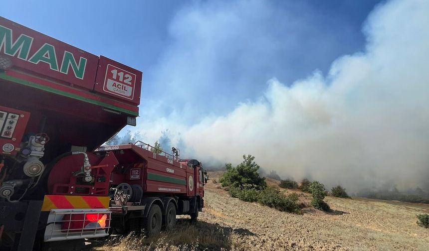 Kahramanmaraş'ta orman yangını: Ekipler müdahale ediyor