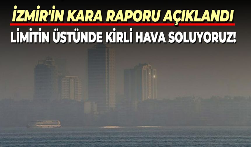 İzmir'in kara raporu açıklandı: Limitin üstünde kirli hava soluyoruz!