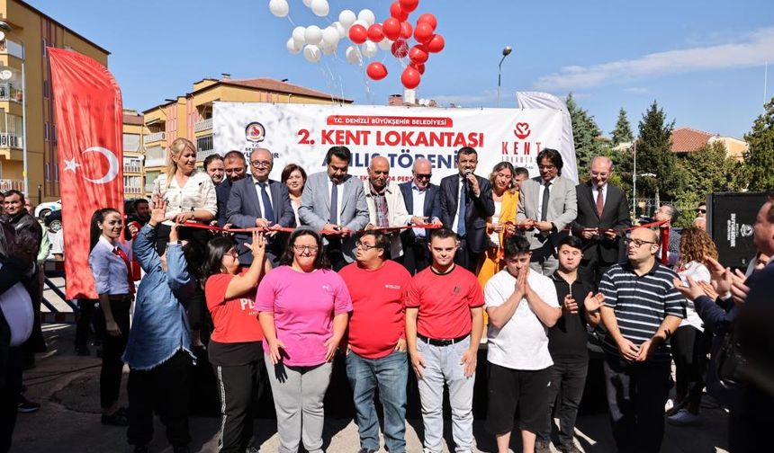 Sosyal belediyecilikte yeni adım: Denizli'de ikinci kent lokantası açıldı