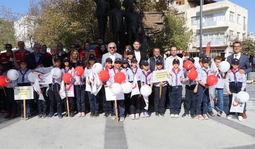 Türk Kızılay Söke şubesi, Kızılay Haftası etkinlikleriyle fark yarattı