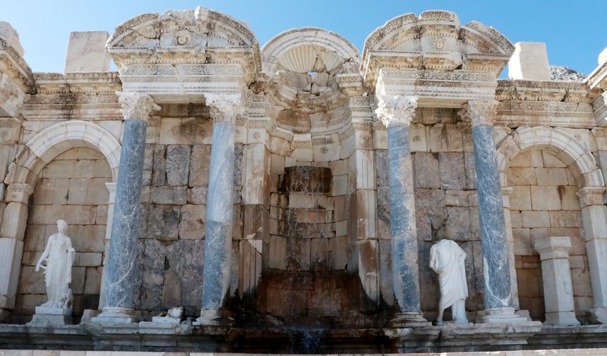 Türkiye’deki tek antik çeşmeler: Burdur’daki Kibyra ve Sagalassos