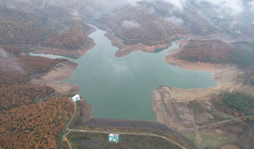 Yalova'nın su kaynağı Gökçe Barajı'nda su seviyesi yüzde 20'ye düştü