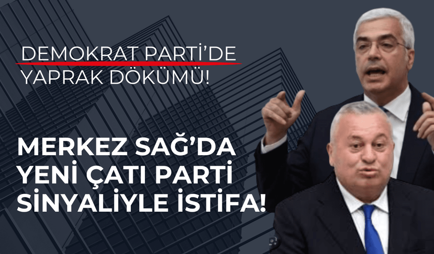 Demokrat Parti'de beklenen ayrılık! Salih Uzun ve Cemal Enginyurt yeni parti sinyaliyle veda etti