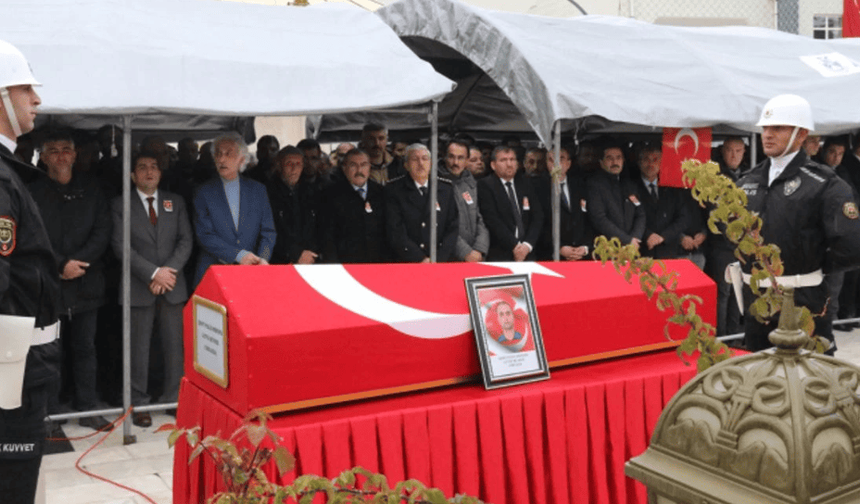 Malatya'da şehit olan polis memuru Lütfü Beykoz için cenaze töreni düzenlendi