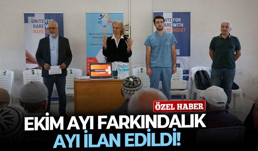 Ekim ayı farkındalık ayı ilan edildi!