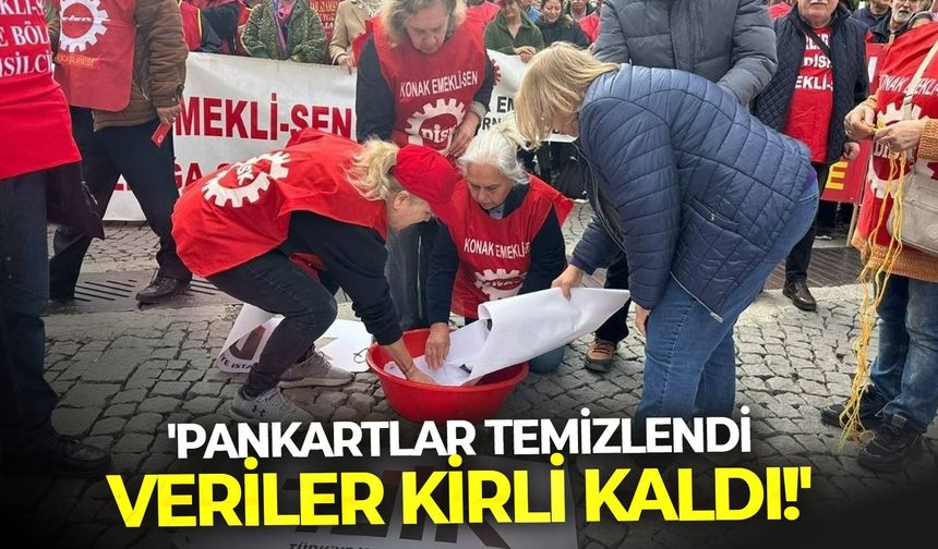 'Pankartlar temizlendi, veriler kirli kaldı!'