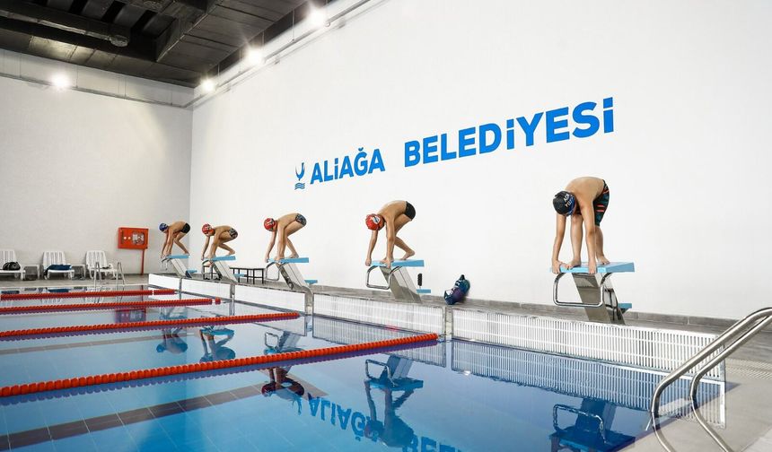 Yüzmede İzmir Aliağa rüzgarı: 16 madalyalık rekor!