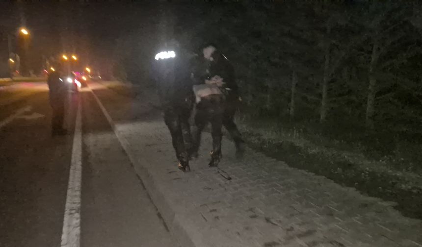 Bartın'da film sahnelerini aratmayan kovalamaca: Kimlik kontrolünden kaçarken bataklığa saplandı!