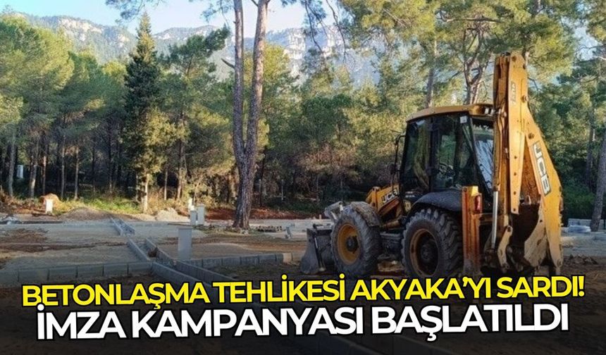 Betonlaşma tehlikesi Akyaka’yı sardı: İmza kampanyası başlatıldı