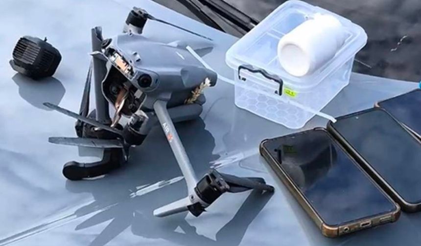 İzmir Menemen'de dron ile yasaklı madde sevkiyatı: Dron düşürüldü, 2 şüpheli tutuklandı!