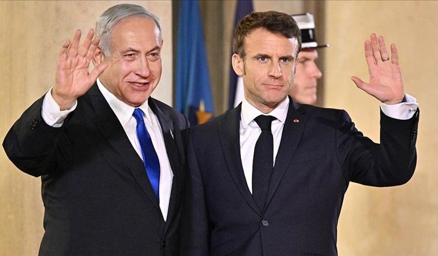 Macron Gazze'de yaşananlar utanç verici dedi, Netanyahu'dan Hamas göndermesi geldi