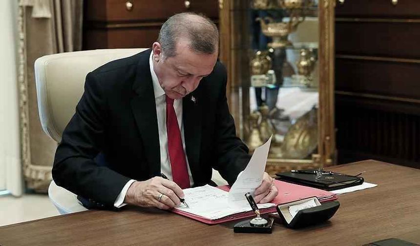 Cumhurbaşkanı Recep Tayyip Erdoğan'dan çok sayıda atama!