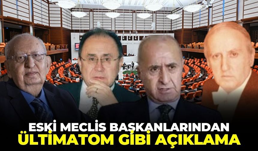 Eski TBMM Başkanlarından İmamoğlu için bildiri: “Yargıya güvenin olmadığı yerde..."