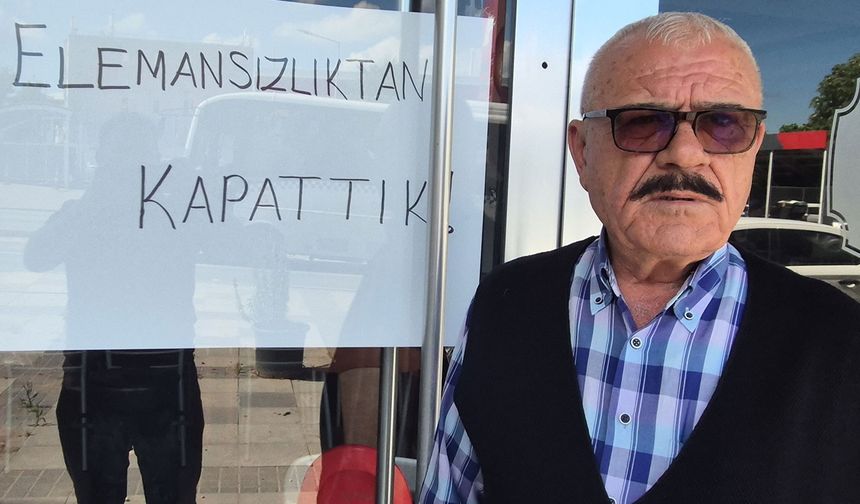 Ünlü köfteci eleman bulamadığı için kepenk indirdi!