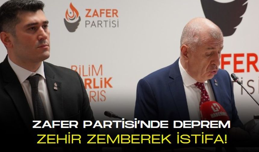 Zafer Partisi Gençlik Kolları Genel Başkanı Küçük: Meydanı kulisçilere bırakıyor ve istifa ediyorum!