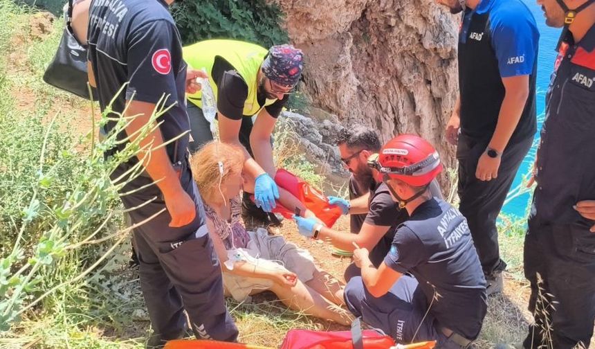 Manzara İzlemek istedi, ölümden döndü!