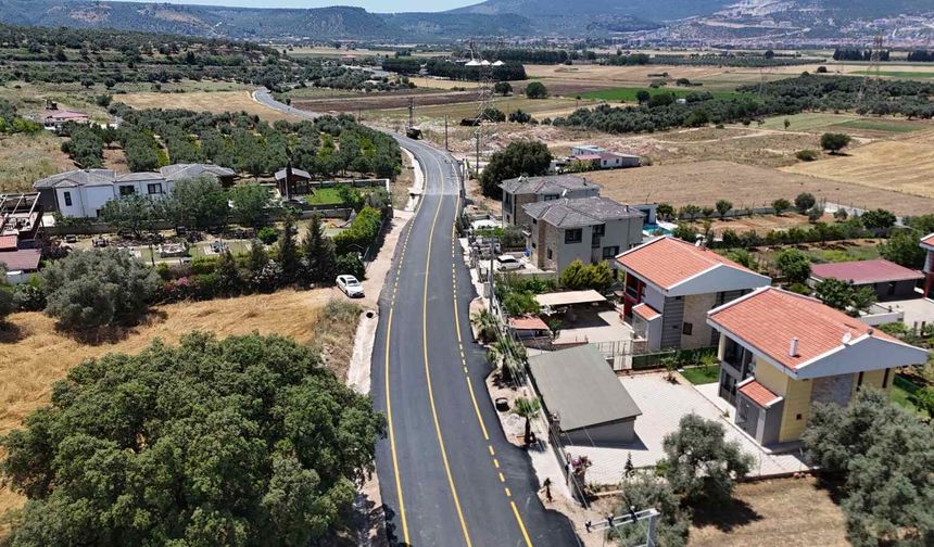 Muğla Menteş’te bayram öncesi yol sevinci!
