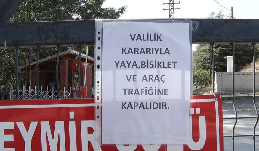 Eymir Gölü yangın sonrası kapandı: Vatandaştan sorumsuzluğa isyan!