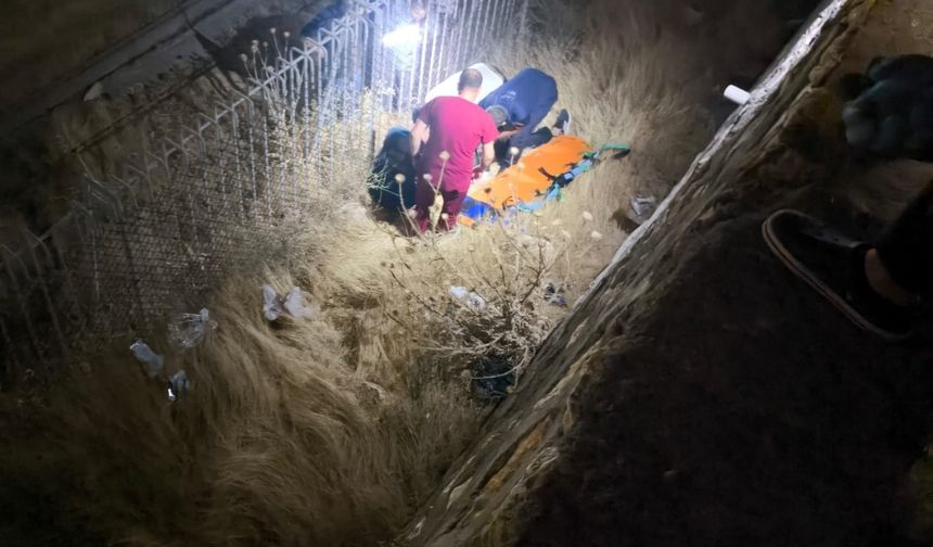 Elazığ’da istinat duvarından düşen kişi ağır yaralandı