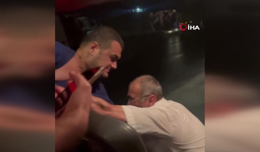 Direksiyondan bıçağa… Şoförler birbirine girdi