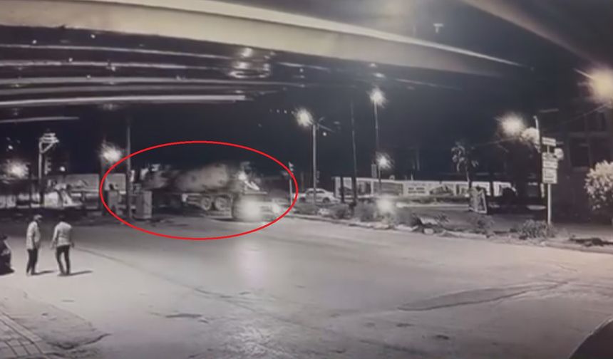 Beton mikserinin altından mucize kurtuluş!