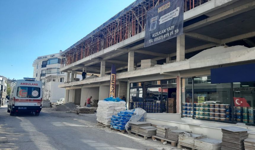 Konya’da inşaatta iş kazası... Genç işçi 5 metreden düştü