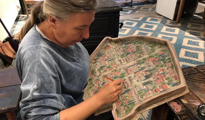 Çini ustasının eseri Papa 14'üncü Leo'ya takdim edilecek